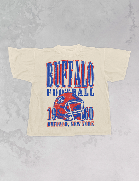 90's Vintage Buffalo Football Oversized T-Shirt